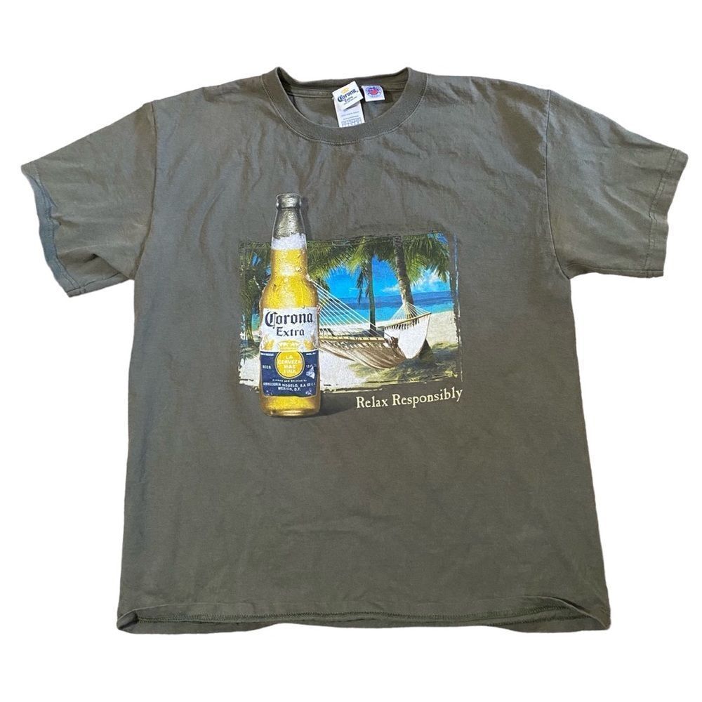 Vintage Y2K Corona Beer Tshirt